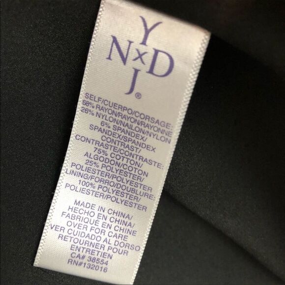 NYDJ black white contrast pointe blazer NWOT - Picture 6 of 8